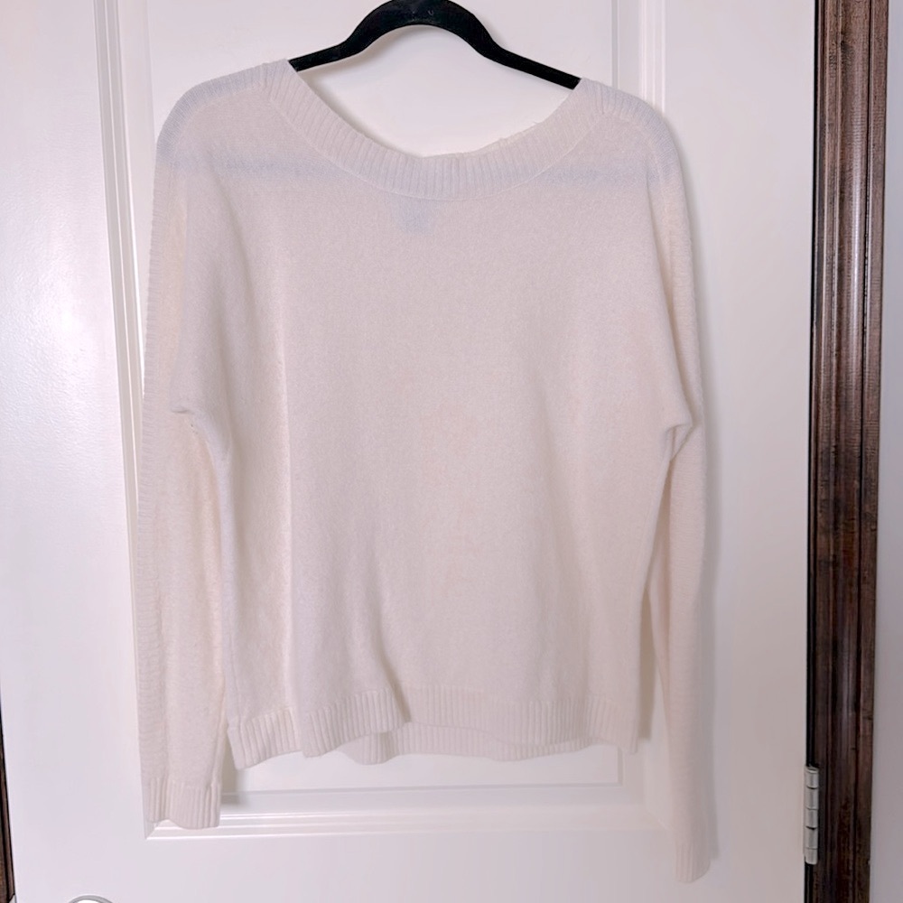 Forte Cream Cashmere Sweater L